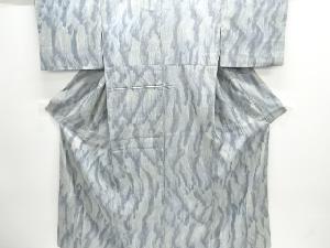 流水模様織り出し西陣お召着物